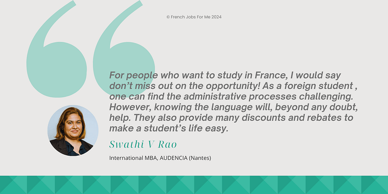 Student Story: Swathi V Rao, International MBA,&nbsp;Audencia